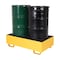 Vestil Yellow Drum Retention Basin, 49x27x14, 2 Drum, Steel VSRB-YL-2 - alternate 2